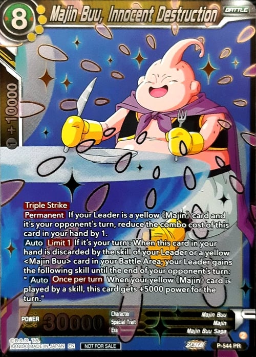 Majin Buu, Innocent Destruction Card Front