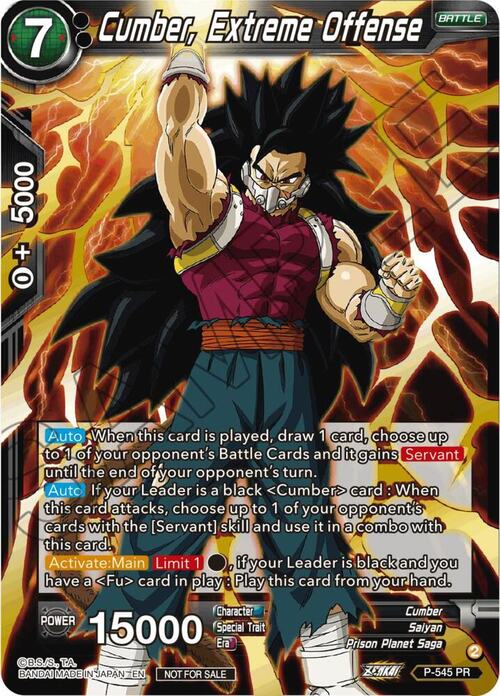Cumber, Extreme Offense Card Front