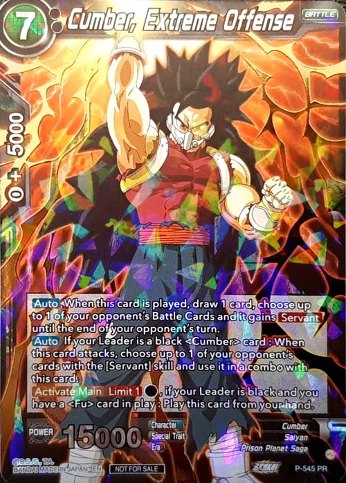 Cumber, Extreme Offense (copy) (copy) Card Front