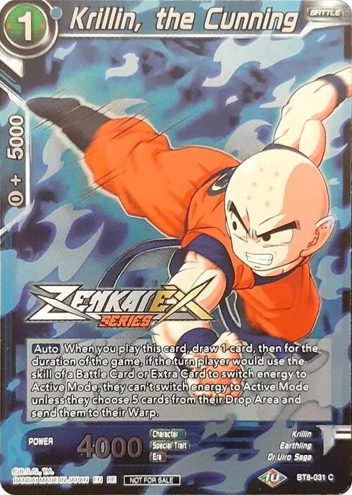 Krillin, the Cunning Card Front