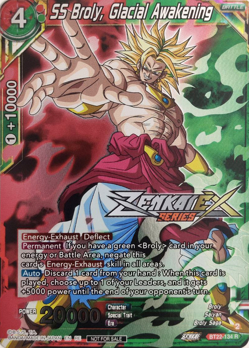 SS Broly, Glacial Awakening Card Front