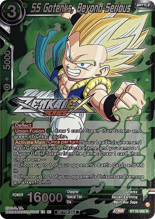 Gotenks, Beyond Serious Card Front