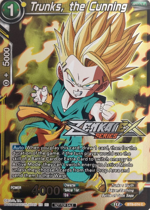 Trunks, the Cunning Card Front