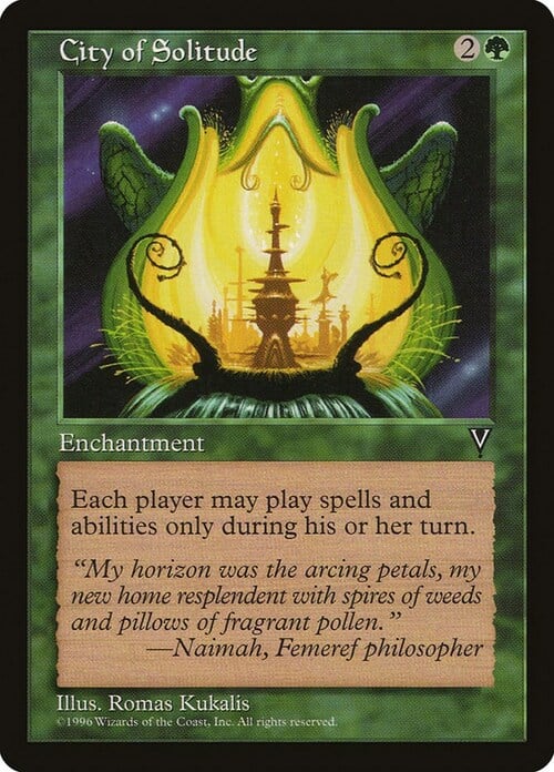 City of Solitude Card Front