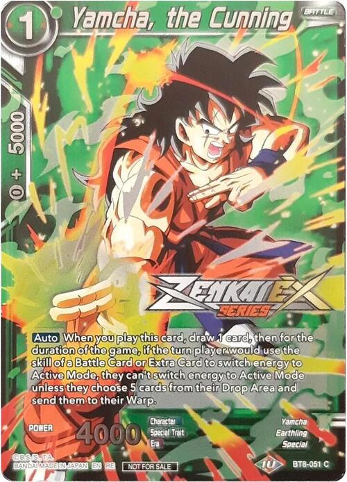 Yamcha, the Cunning Card Front