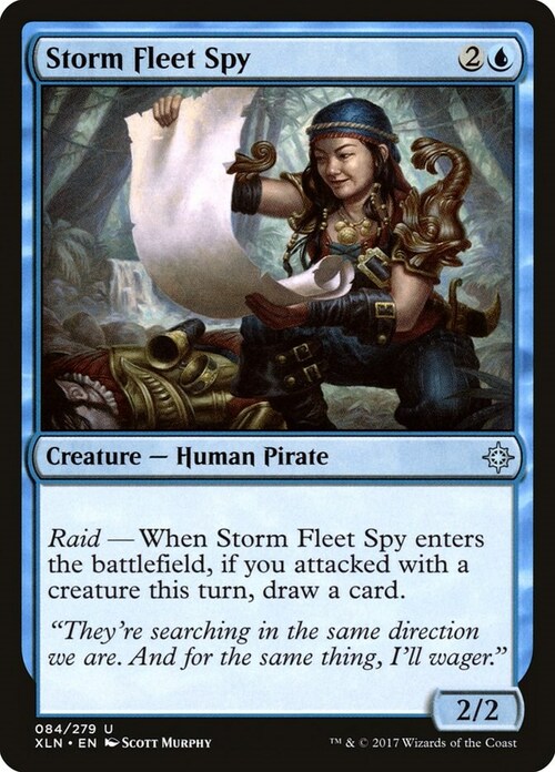 Storm Fleet Spy Card Front