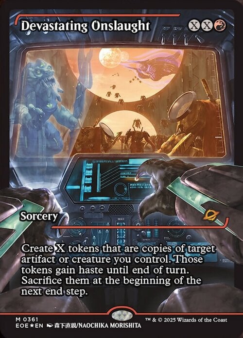 Devastating Onslaught Card Front