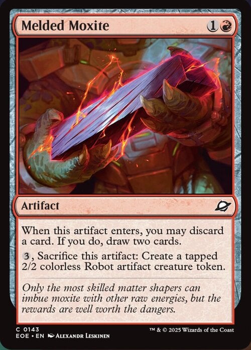Melded Moxite Card Front