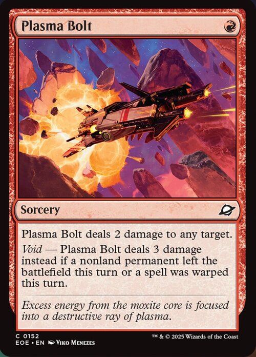 Plasma Bolt Card Front