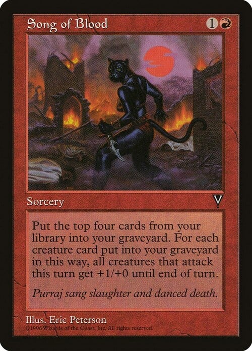 Song of Blood Card Front