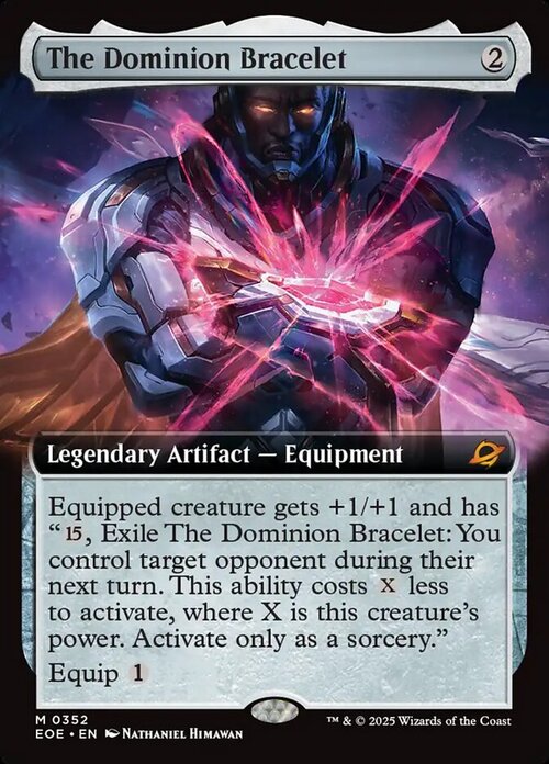 The Dominion Bracelet Card Front