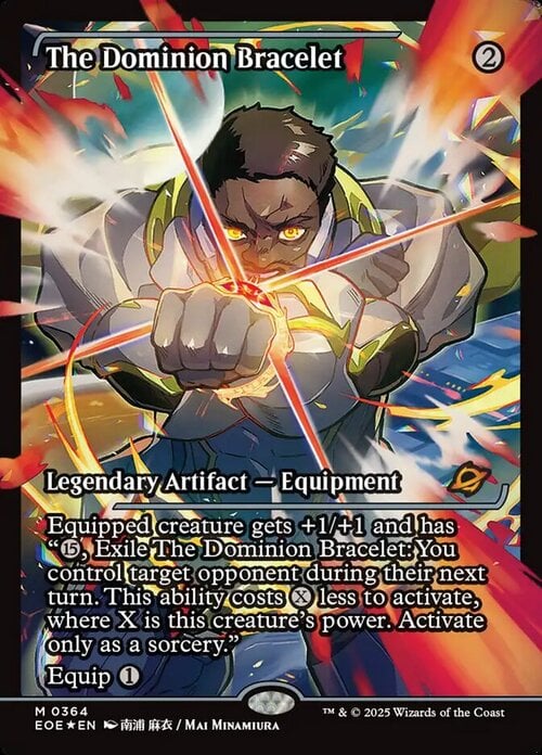 The Dominion Bracelet Card Front