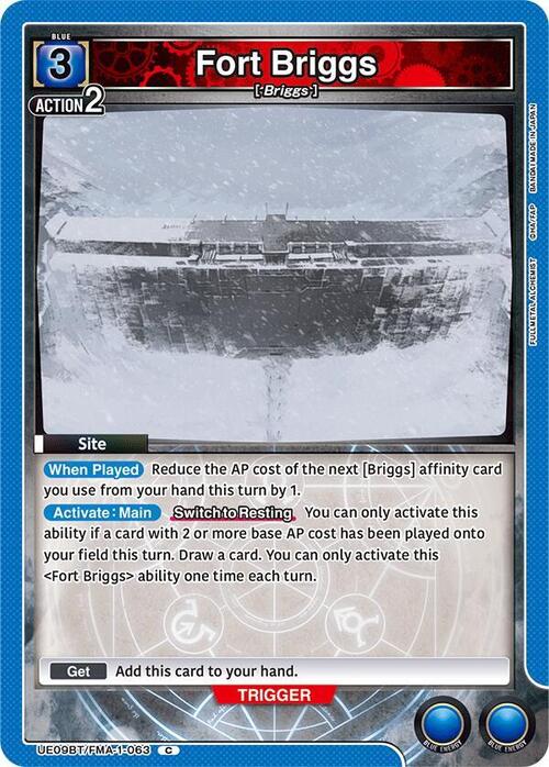 Fort Briggs Card Front
