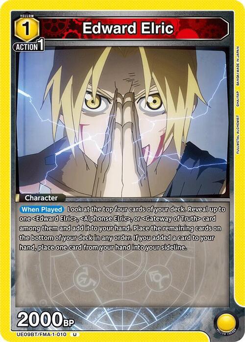 Edward Elric Card Front