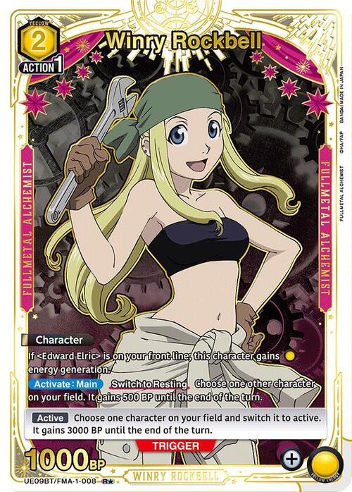 Winry Rockbell Card Front