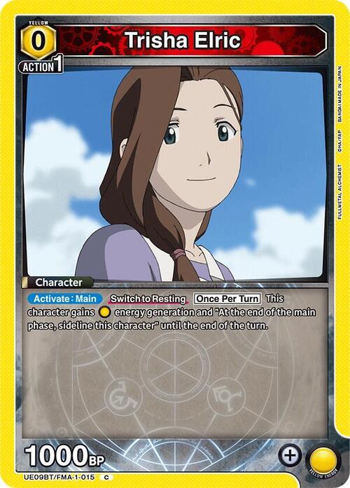 Trisha Elric Card Front