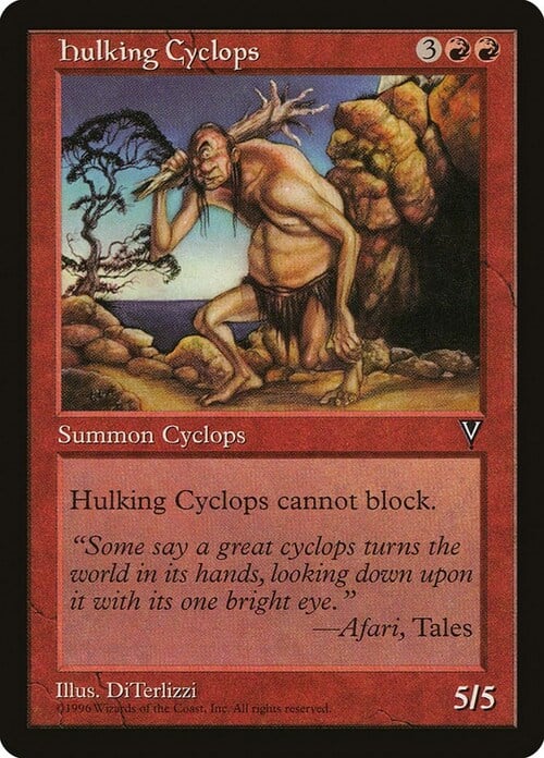 Hulking Cyclops Card Front