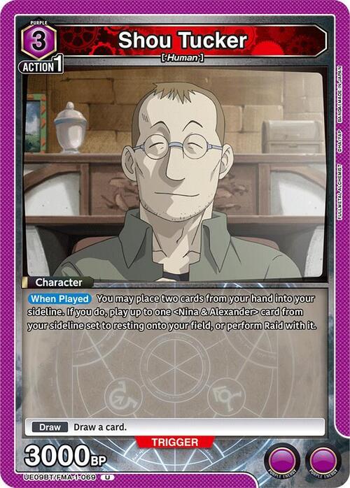 Shou Tucker Card Front