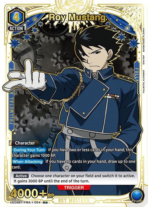 Roy Mustang Card Front
