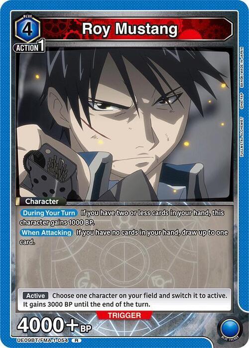 Roy Mustang Card Front