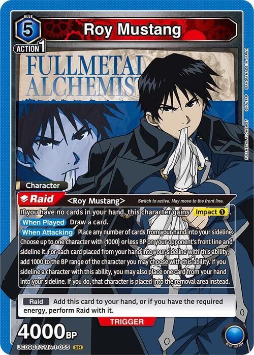 Roy Mustang Card Front