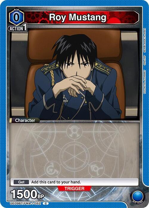Roy Mustang Card Front