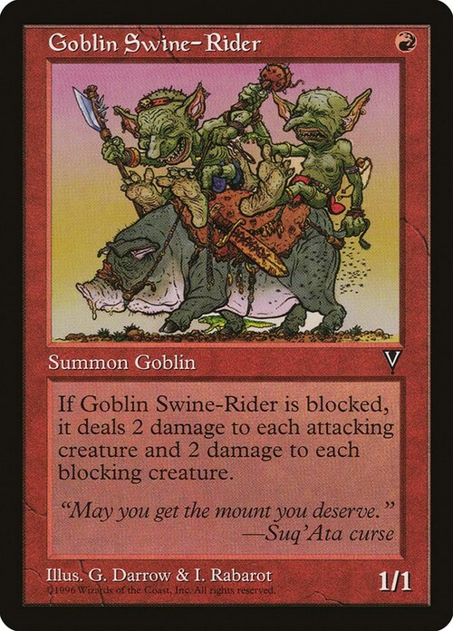 Goblin Swine-Rider Card Front