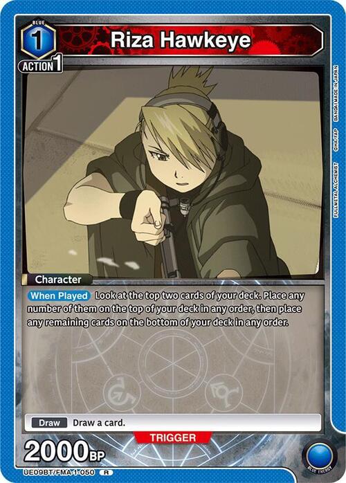 Riza Hawkeye Card Front