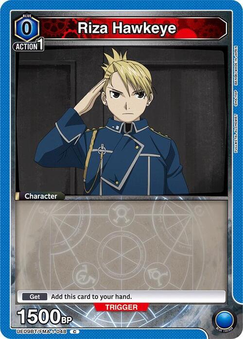 Riza Hawkeye Card Front