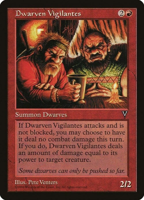 Dwarven Vigilantes Card Front