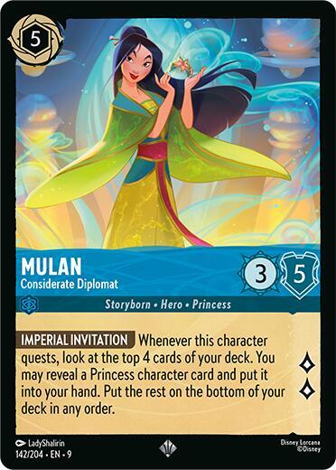 Mulan - Considerate Diplomat Card Front