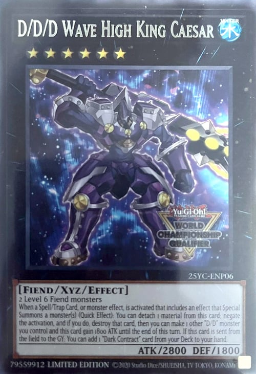 D/D/D Caesar Alto Re delle Onde Card Front