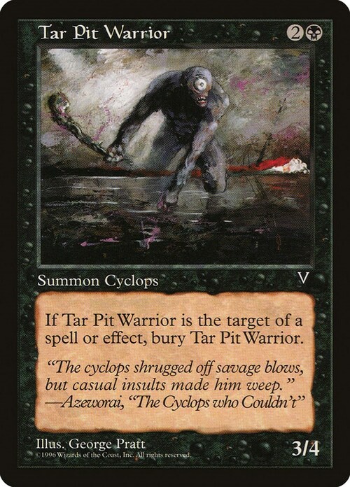 Tar Pit Warrior Card Front