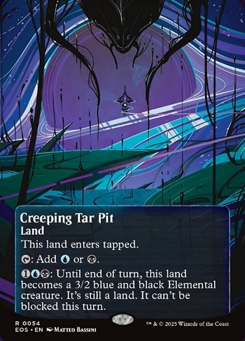 Creeping Tar Pit Card Front