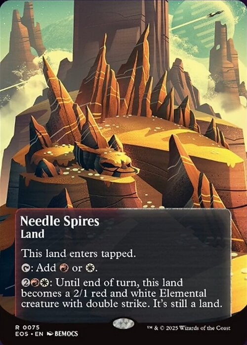 Needle Spires Card Front