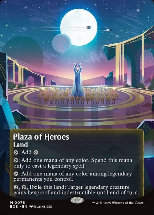Plaza of Heroes Card Front