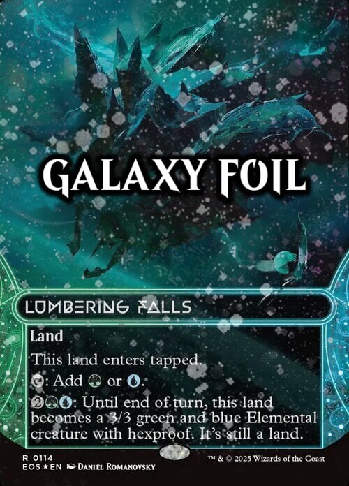 Lumbering Falls Card Front