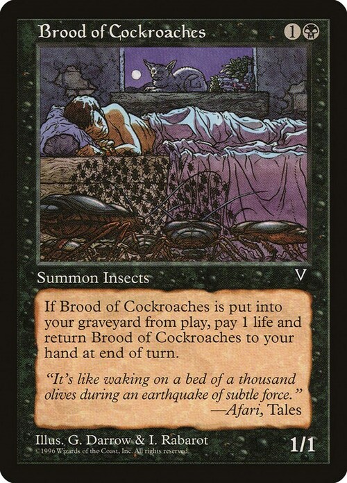 Brood of Cockroaches Card Front