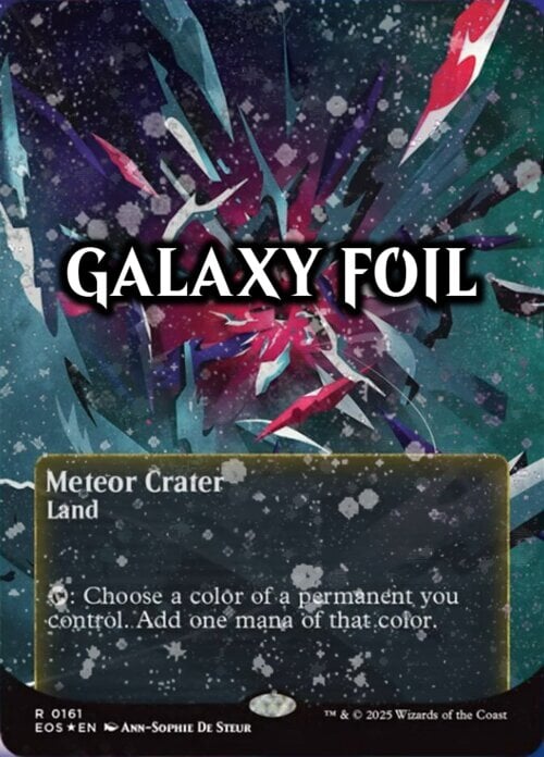 Meteor Crater Card Front