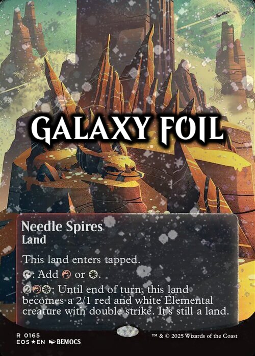 Needle Spires Card Front