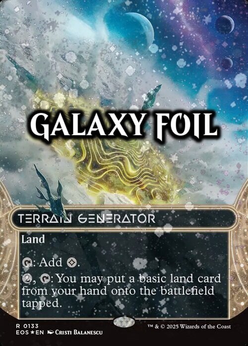 Terrain Generator Card Front
