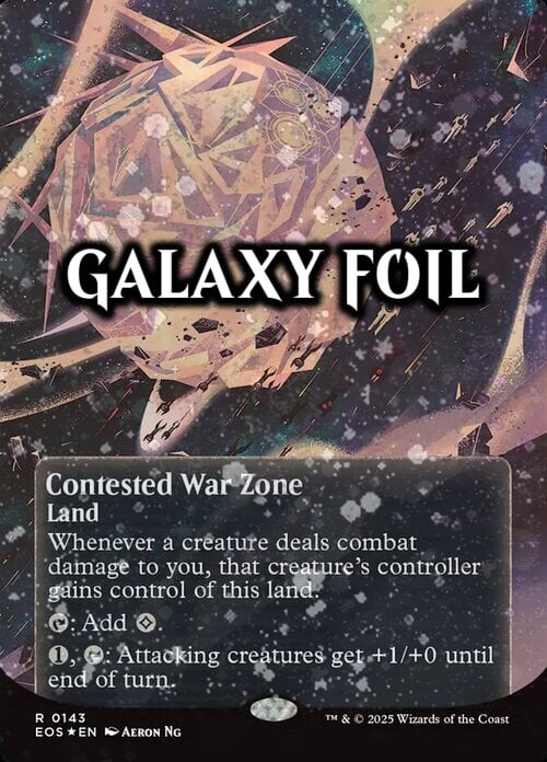 Contested War Zone Card Front