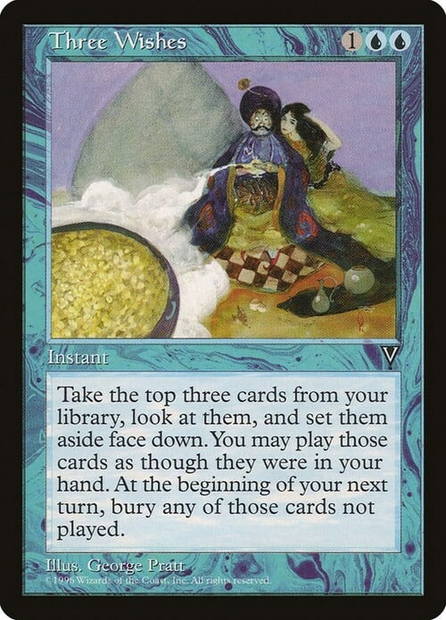Three Wishes Card Front
