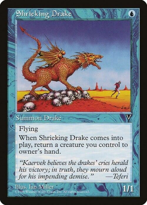 Shrieking Drake Card Front
