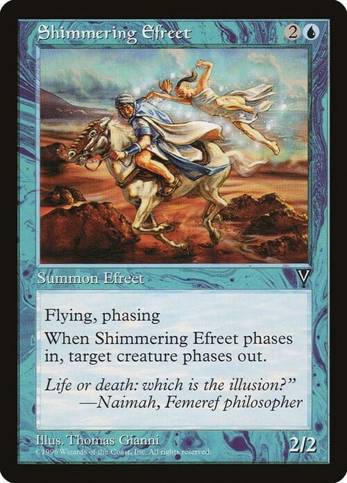 Shimmering Efreet Card Front