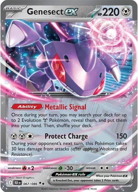 Genesect ex Card Front