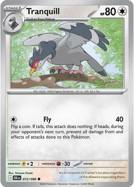Tranquill Card Front