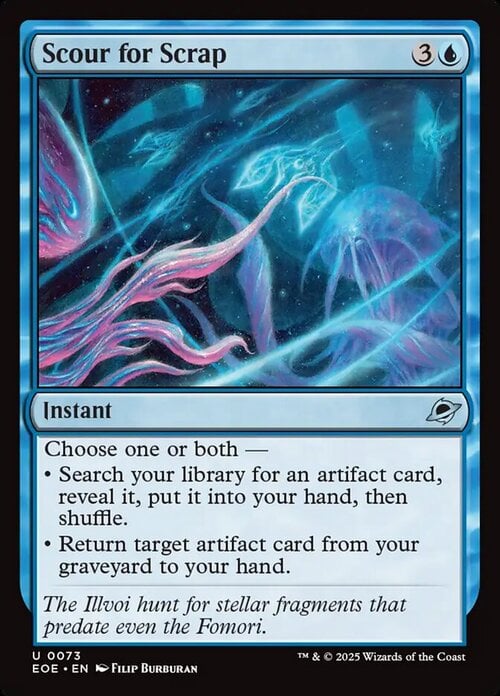 Scour for Scrap Card Front