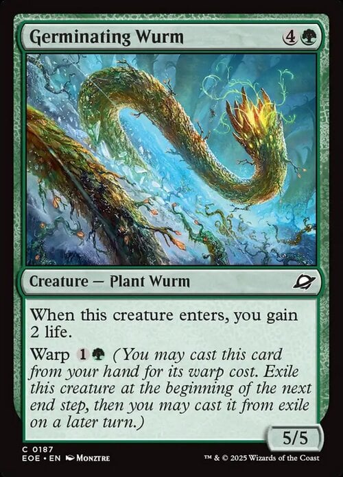 Germinating Wurm Card Front