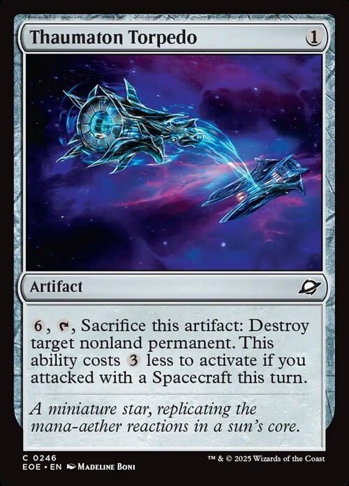 Thaumaton Torpedo Card Front